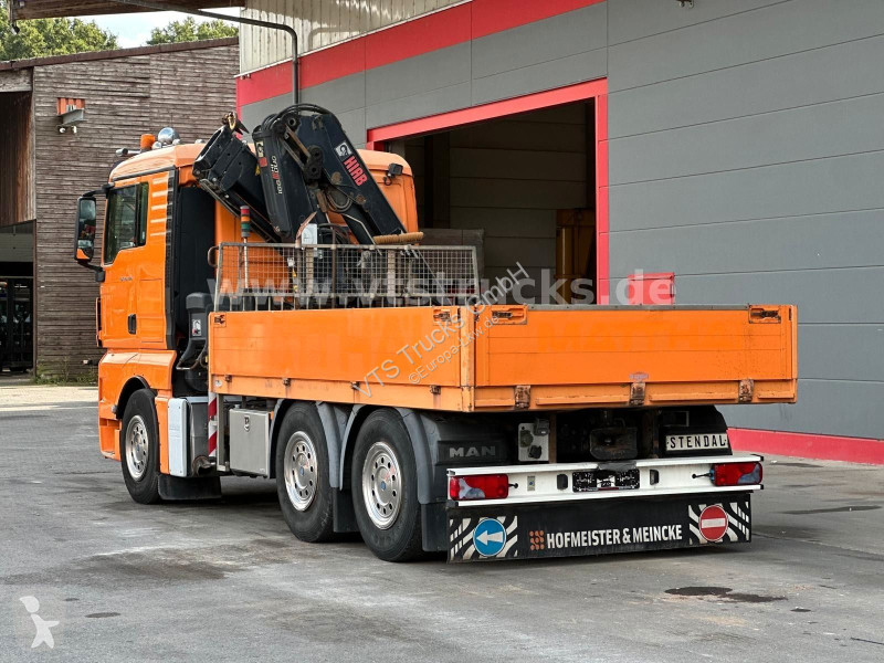 Camión MAN TGX 6x4 Pritsche + HIAB 166E-2 Ladekran