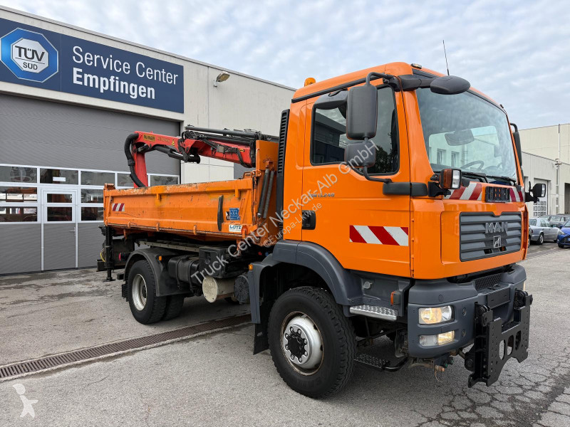 MAN TGM  13.240 4x4 3-S-Kipper Palfinger Kran...