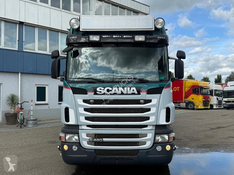 Camión Scania R480 8X4 EURO 5 + HOOKIFT