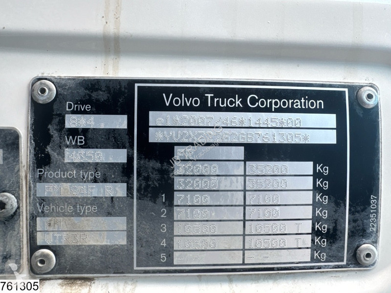 Kamion Volvo FMX 8x4, EURO 6, 9m3, 175.500 KM