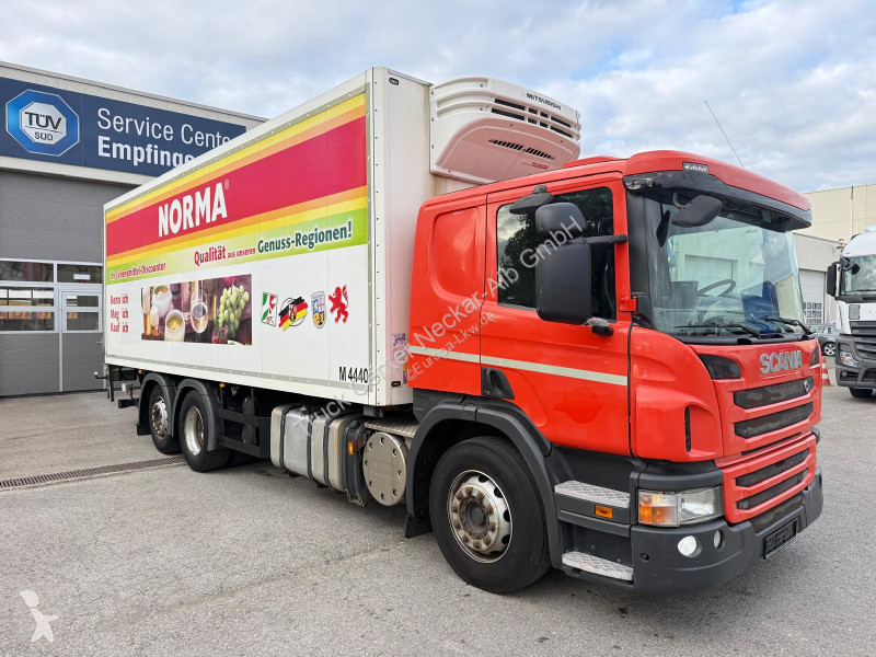Camión Scania P400 TK-Kühlkoffer Mitsubishi...