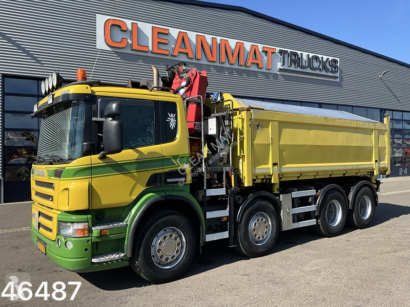 Camión Scania 400 8x4 Retarder HMF 16 Tonmeter...