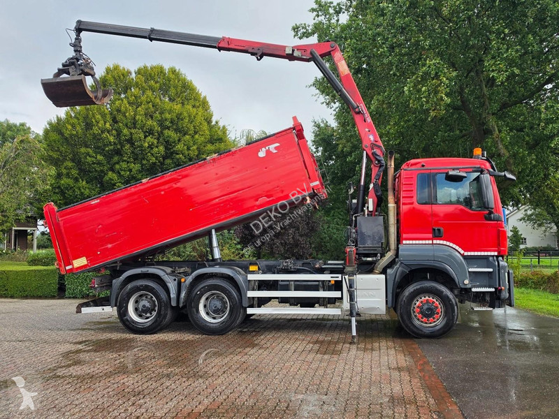 Camión MAN 420 !!6X6!! Z-CRANE TIPPER NL TRUCK...