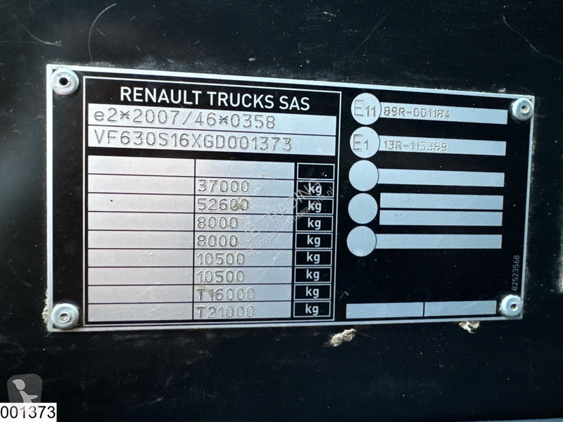 Camión Renault C 430 8x4, EURO 6, Steel...