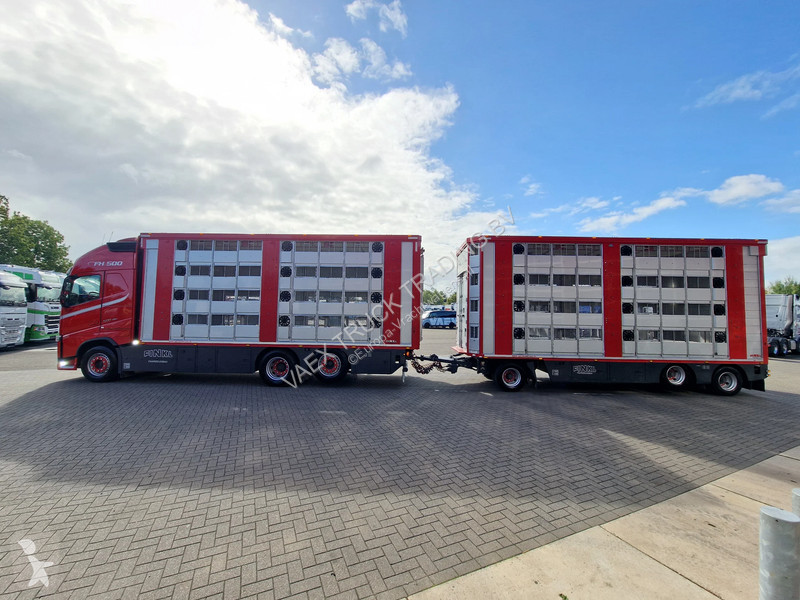 Teherautó Volvo 13500 6x2 - Livestock 4 deck...