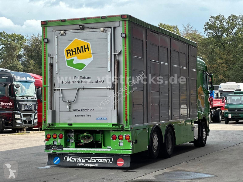 Camion DAF 480 LL 6x2 3.Stock Menke Viehwagen...