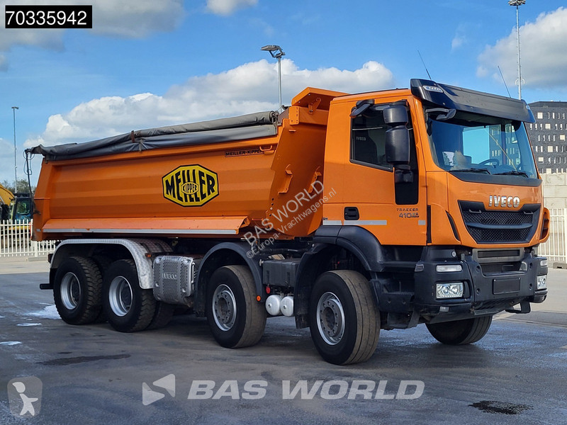 Iveco 410 8X4 Meiller tipper Steel suspension...