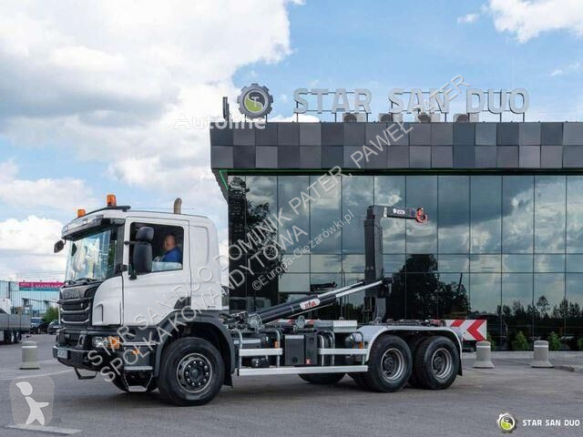 Camion Scania P410 6x4 Hyva Lift 20.53.S hooklift