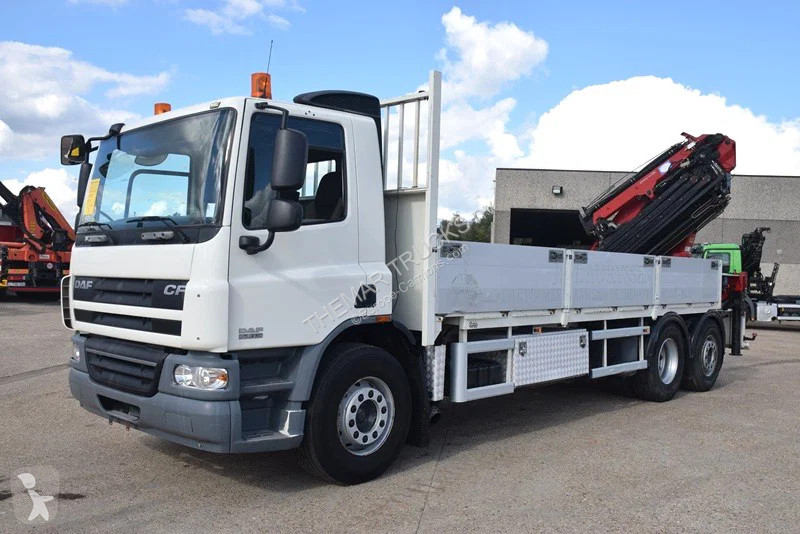 Camion DAF 75310 +HMF 3000 Powerlift crane 30T...