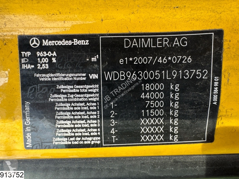 Camião Mercedes 1843 EURO 6, Kässbohrer, Combi,...