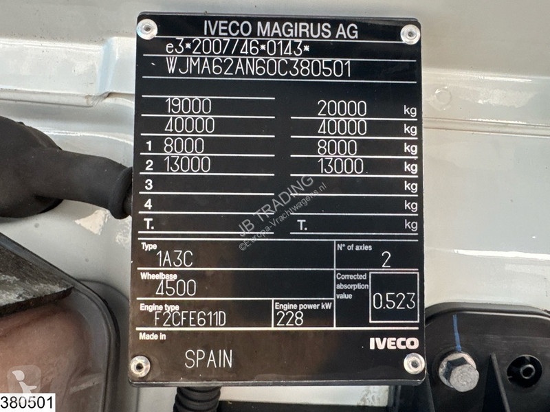 Lastbil Iveco 310 EURO 6, Palfinger, Remote,...