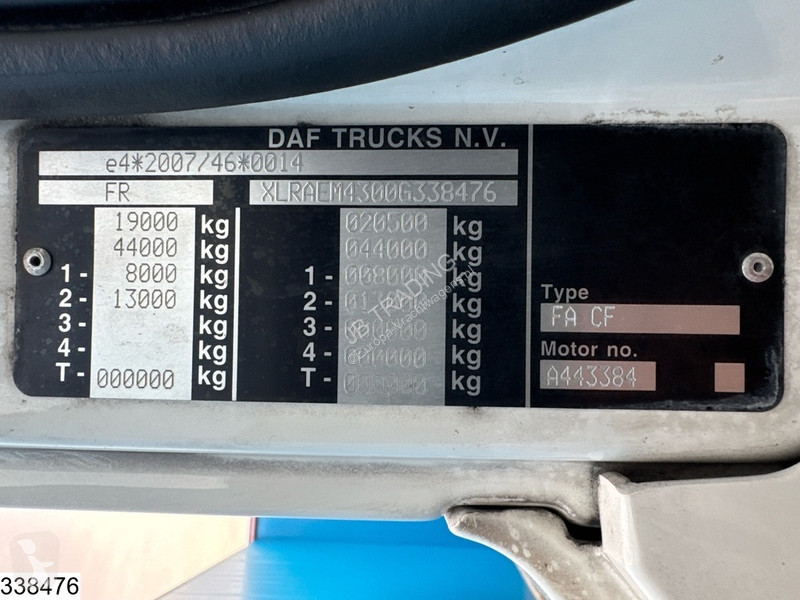 Lastbil DAF 430 EURO 6d, ACC, Retarder