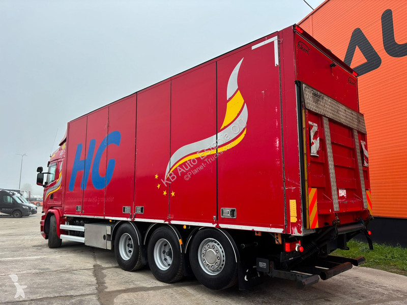 Camión Scania 490 8x4 OPENSIDE BOX