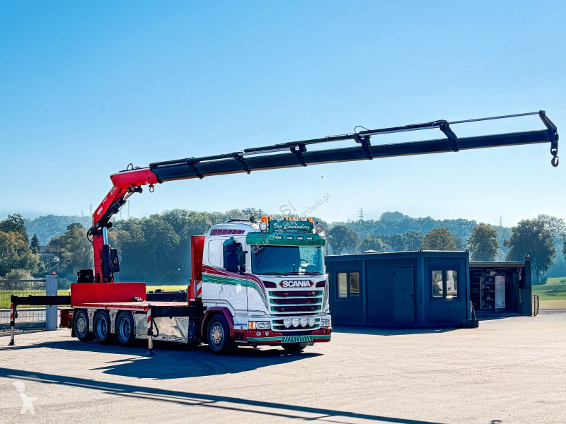 Камион Scania 450 Platform 6,40 m FASSI F365...