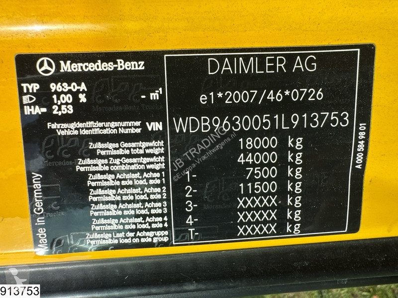 Camión Mercedes 1843 EURO 6, Kässbohrer, Combi,...