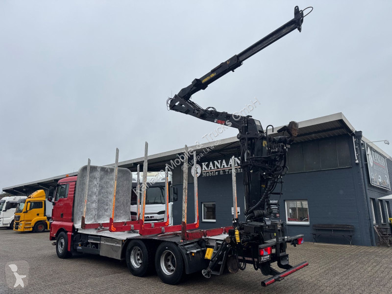 Lastbil MAN 33.500  6x4 Holztransporter Kran...