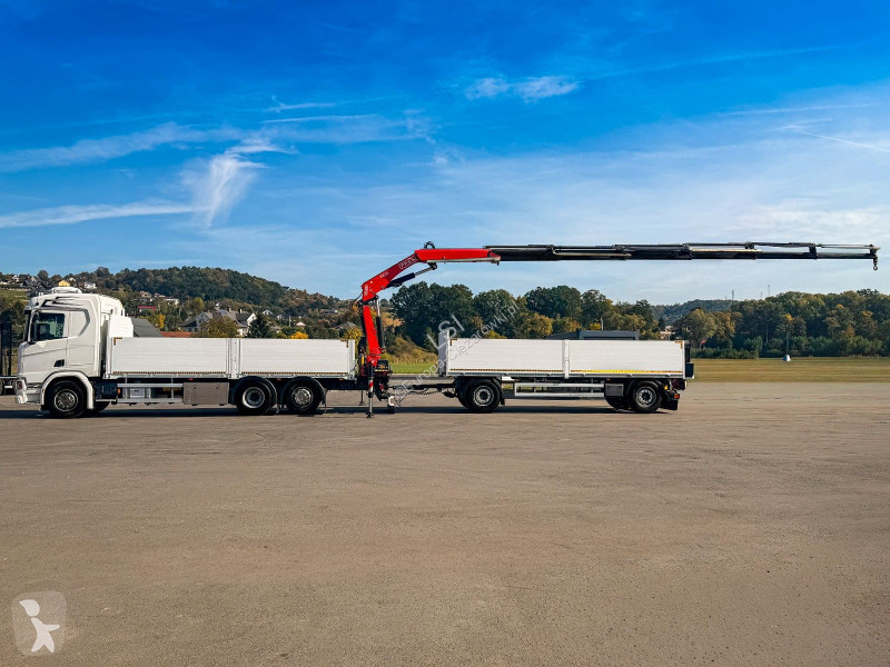 Scania 500 FASSI F235 A.2.26 + FUNK + Anhänger!...
