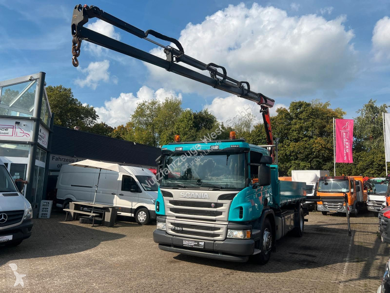 Lastbil Scania 320 Kipper Funk-Kran...