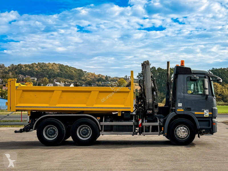 Kamion Mercedes ACTROS * KIPPER 4,80 + KRAN / 6x4