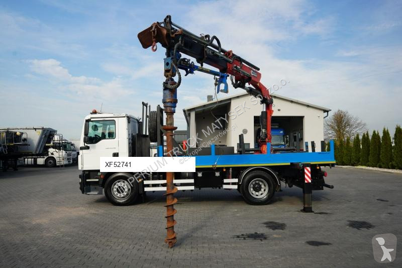 Kamion MAN TGM 15 .290 / HDS HC 190 + WIERTŁO...