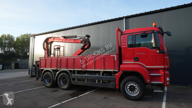 Kamion MAN 33.440 6x4 open box with Palfinger...