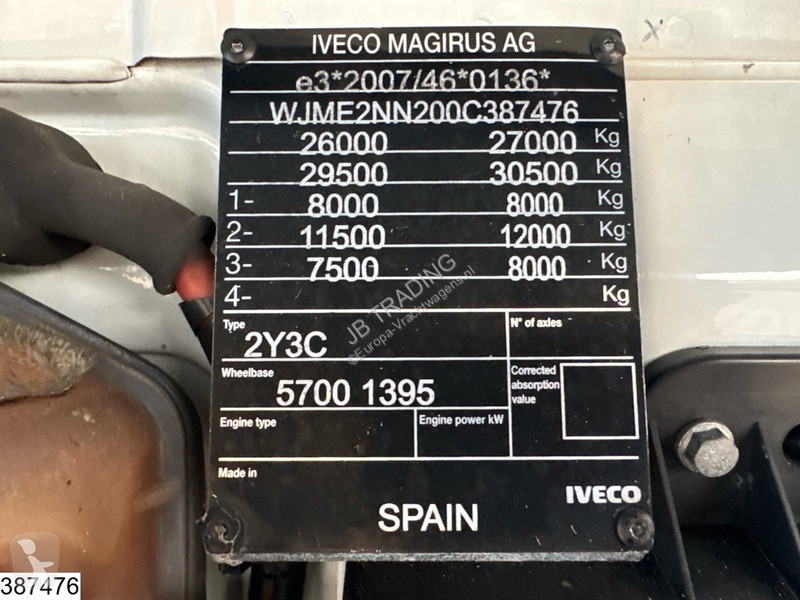 شاحنة Iveco 330 CNG 6x2, EURO 6, Carrier...