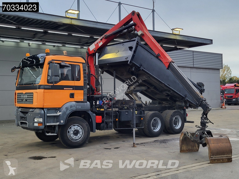 Camião MAN 33.360  6X4 HMF 1643 Z2 Crane 10m3...