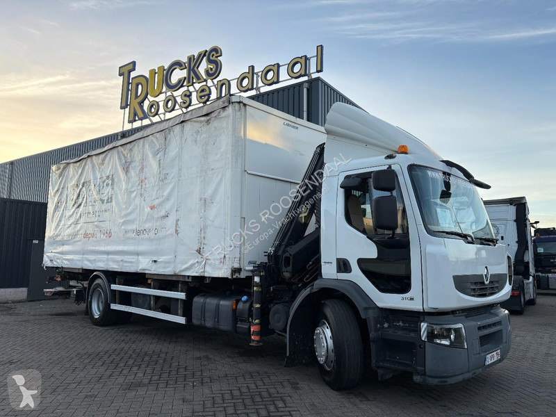 شاحنة Renault 310 DXI + HIAB 122 B---3X EXT. +...