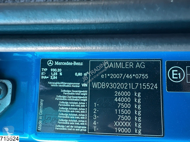 Teherautó Mercedes 2541 EURO 5, 21.000 Liter, 4...