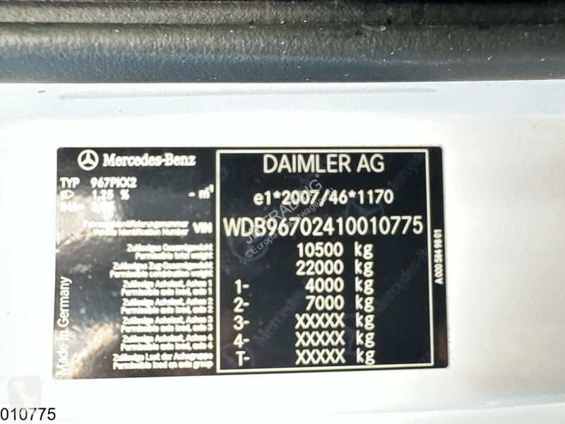 Teherautó Mercedes 1018 EURO 6, Palfinger