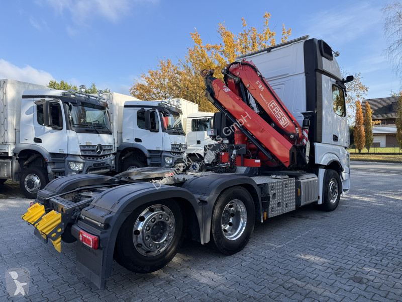 Teherautó Mercedes MP5 2551 6X2 Kran Fassi F185