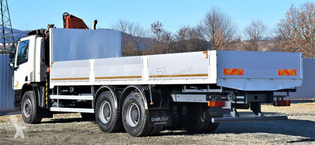 Kamion DAF 75360 Pritsche 7,95 m + KRAN / FUNK...