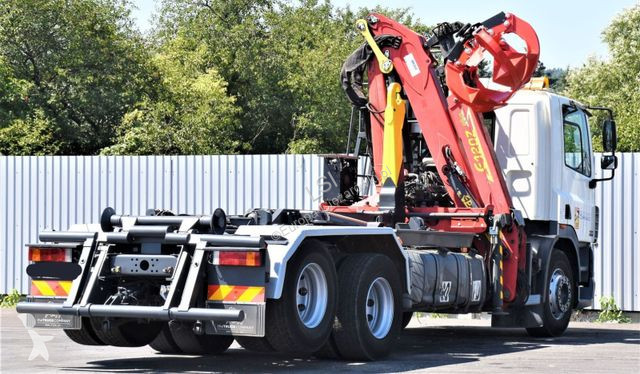 Kamion DAF 85340 * ABROLLKIPPER + KRAN * TOP