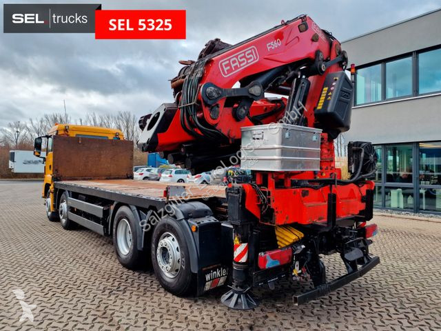 Lastbil MAN 35.480 8X4H-6 BL / Intarder / FASSI...