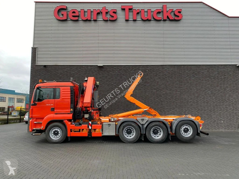 Kamion MAN 35.480 8X4 TRIDEM + 20 TON HAAKARM +...