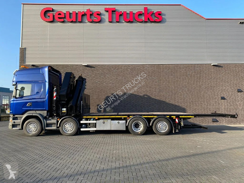 Kamion Scania R580 V8 8X2 + HIAB XS 544 E-8...