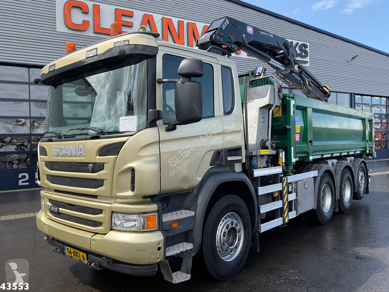 Camion Scania 410 8x4 Euro 6 HMF 18 Tonmeter...