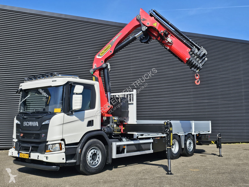 Kamion Scania P410 6x2*4 / PAFINGER 35 tm CRANE...