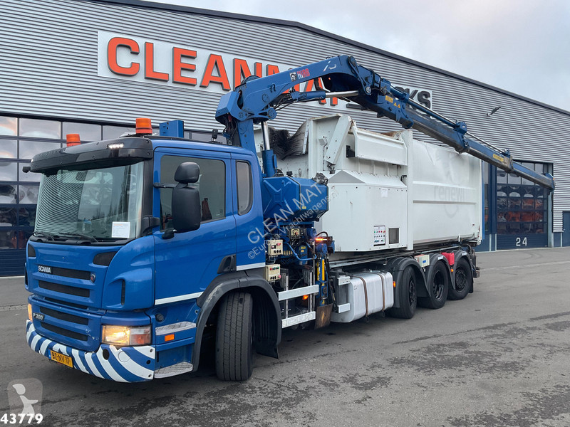 Camion Scania 360 8x2 Hiab 21 Tonmeter laadkraan