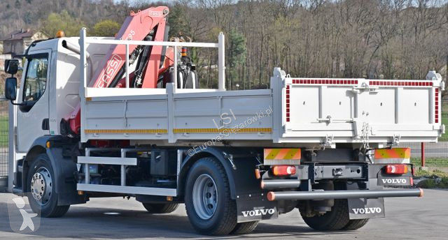 Kamion Volvo 290 KIPPER 4,90m * FASSI F95A.22 +...