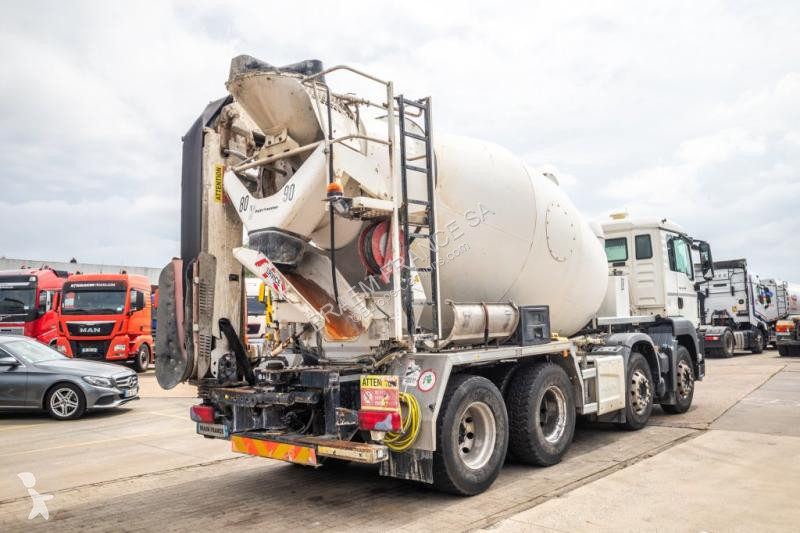 Camion MAN 32.360+PUTZMEISTER8M³+BAND/BELT/TAPIS