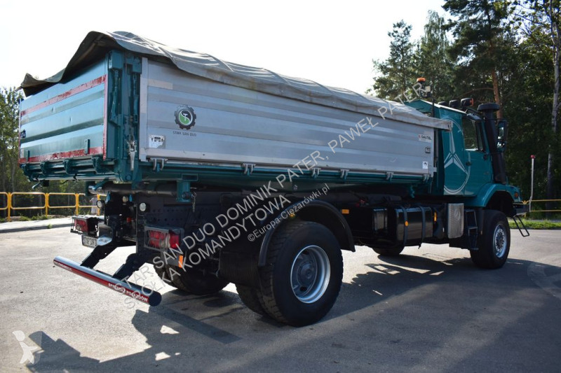 Tipper truck used Mercedes K ZETROS 1833 4x4 IPER CAMPER