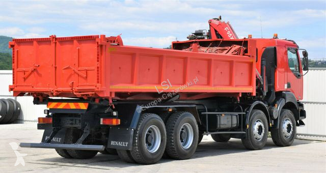 Kamion Renault KERAX 420 DCI Kipper 6,30m+FASSI...