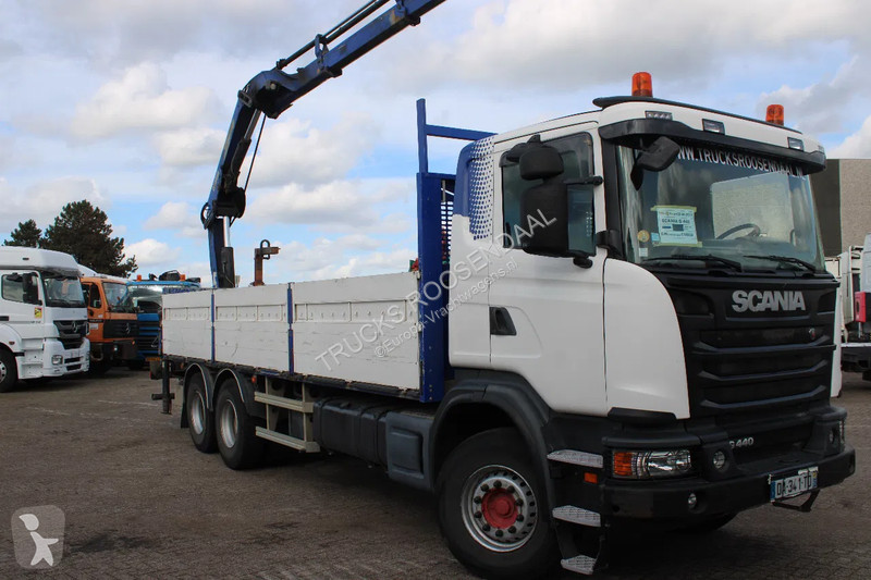Kamion Scania 440 hiab 166-4 hipro + 6x4 +...
