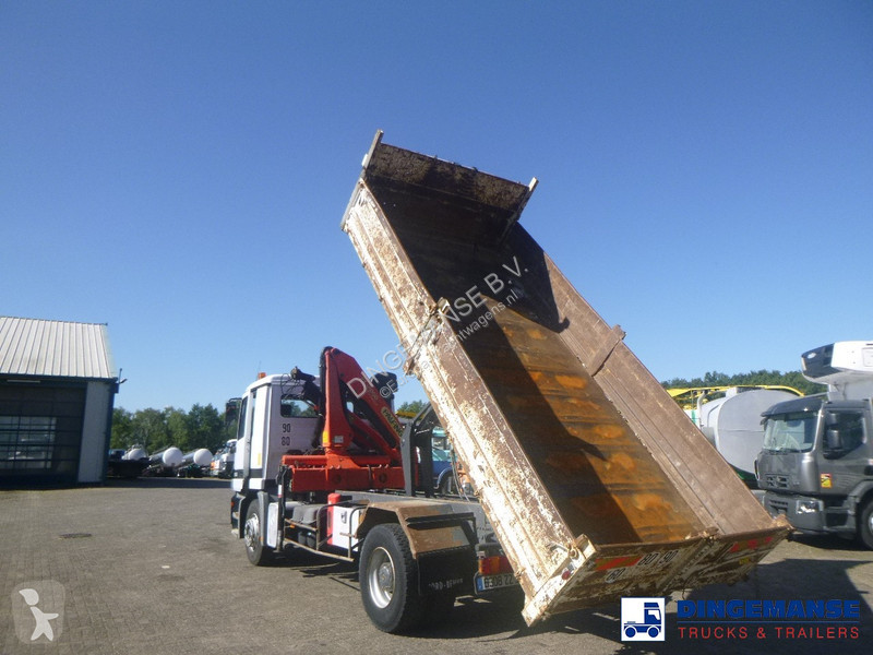 Camião Mercedes 1835 4x2 tipper + Palfinger...