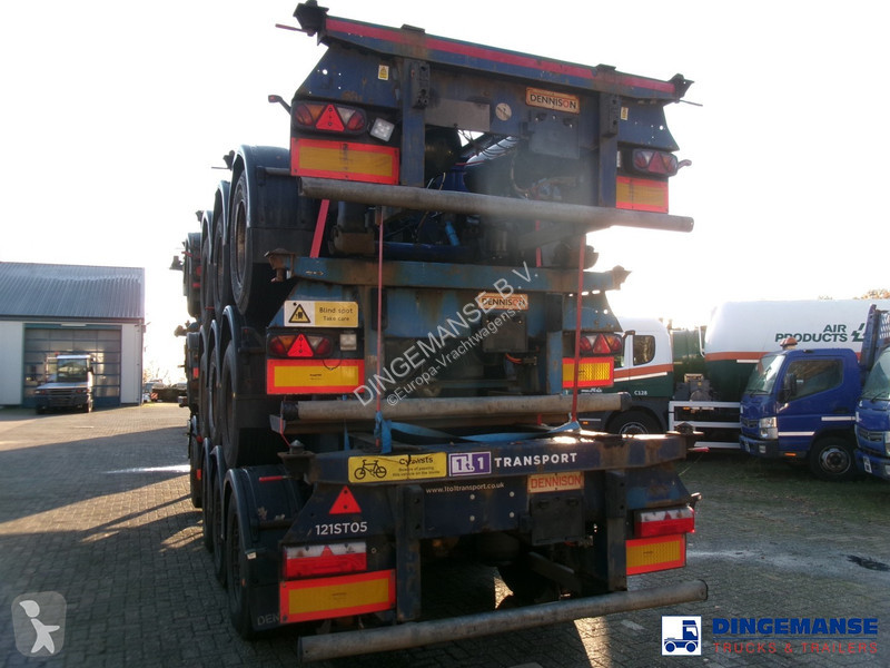 Kamion  Stack - 3 x splitter container chassis...