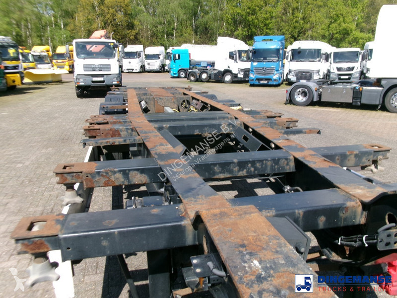 Vrachtwagen Krone 3-axle container trailer...