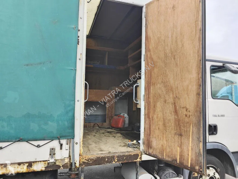 Kamion MAN 8.180 4X2 BB Semi-tautliner + Box /...