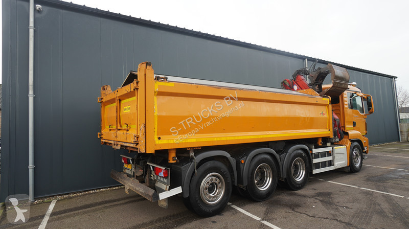 Camión MAN 35-440 8X4 2 SIDE TIPPER WITH HMF Z...