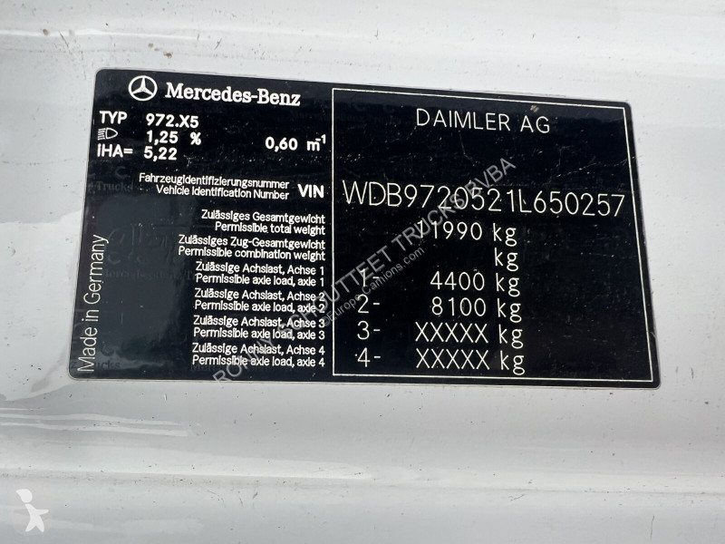 Kamion Mercedes Atego 1222 K 4x2 Atego 1222 K...